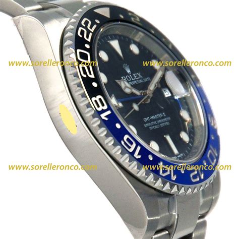 rolex gmt master 2 nero blu prezzo|rolex gmt master ii.